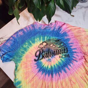 Bahamas Tie-dye T-Shirt Size XL